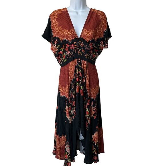 Anthropologie FARM Rio XS Marlow Floral Maxi Dress - Picture 2 of 15